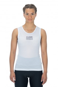 Cube Race be Cool Damen Fahrrad Unterhemd ärmellos weiß 2026 XXL (44)