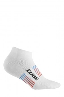 Cube Teamline Low Cut Fahrrad Socken weiß 2026 36-39