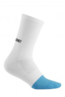 Cube Teamline High Cut Fahrrad Socken weiß/blau 2026 