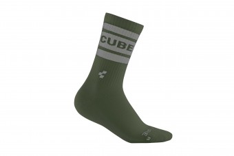Cube After Race High Cut Freizeit Socken olive grün 2026 36-39