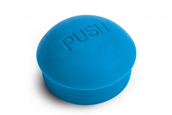 Cube Rad Knopfkappe Kinder Fahrradanhänger Double CMPT schwarz 