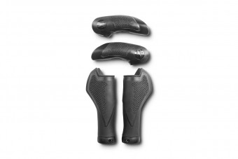 Cube Natural Fit Comfort Bar Ends Medium Fahrrad Griffe schwarz L