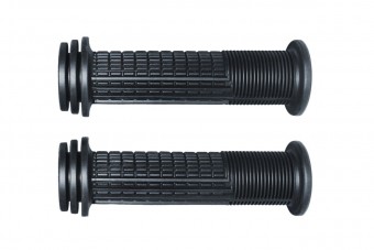 Natural Fit 22.2mm Kinder Fahrrad Griffe mit Prallschutz schwarz 
