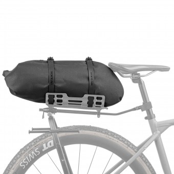 Topeak U-Shell Drybag 10l wetterfester Packsack mit Kompressionsventil schwarz 