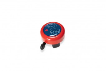 RFR Buddys Monkey Fahrrad Klingel rot/blau 