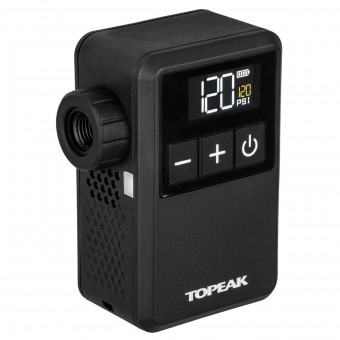 Topeak E-Booster Digital Mini Fahrradpumpe schwarz 