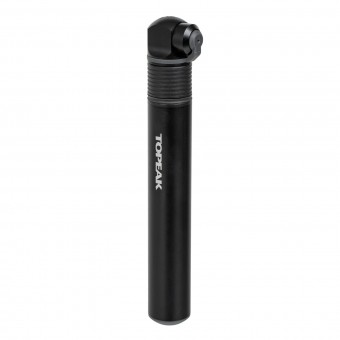 Topeak Two Timer XT 3-in-1 Minipumpe mit integriertem Tubeless Werkzeug schwarz 