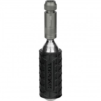Topeak Micro Airbooster II 16g CO2 Cartridge Fahrradpumpe schwarz 
