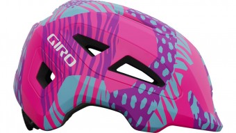 Giro Scamp II Kinder Fahrrad Helm matt animal pink 2025 