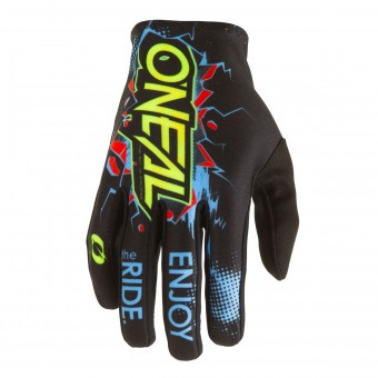 O'neal Matrix Villain Youth Kinder MX DH FR Handschuhe schwarz/gelb 2026 Oneal M (5)