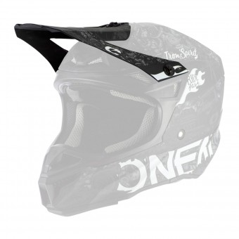 O'neal 5 Series Polyacrylite HR Visor Helm Blende Schirm schwarz/weiß Oneal 