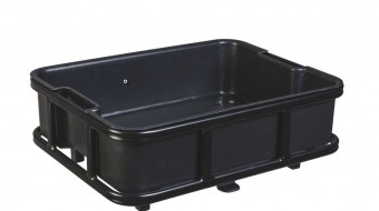 Bergamont Basket Korb (high rails) vorne / hinten beige 