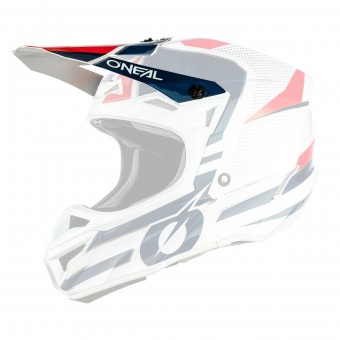 O'neal 5 Series Sleek Visor Helm Blende Schirm weiß/blau Oneal 