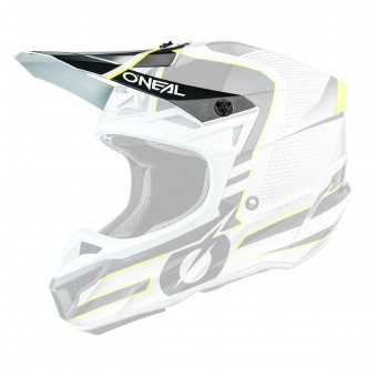 O'neal 5 Series Sleek Visor Helm Blende Schirm weiß/grau Oneal 