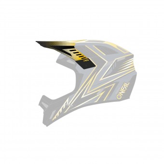 O'neal Backflip Knox Visor Helm Blende Schirm schwarz/goldfarben Oneal 