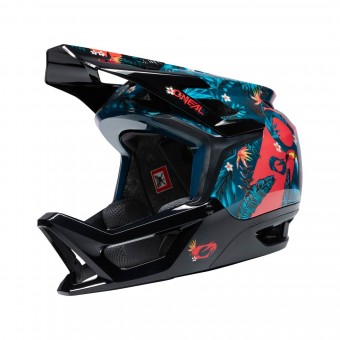 O'Neal Transition Rio DH Fahrrad Helm schwarz/blau 2022 Oneal 