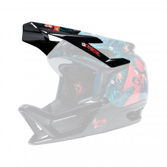 O'Neal Transition Flash Visor Helm Blende Schirm (L-XXL) schwarz/rot Oneal 