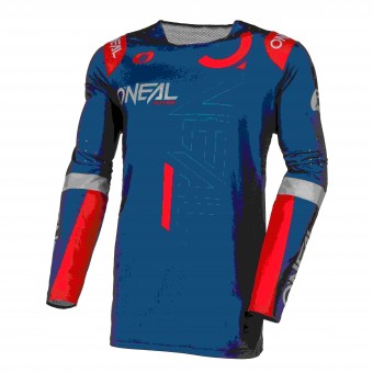 O'Neal Prodigy Five Three FR Jersey Trikot lang blau/weiß/rot 2024 Oneal 