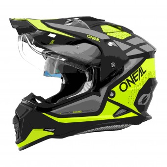 O'Neal Sierra R Enduro MX Motorrad Helm schwarz/grau/gelb 2026 Oneal 