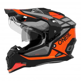O'Neal Sierra R Enduro MX Motorrad Helm schwarz/grau/orange 2026 Oneal 
