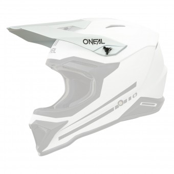 O'Neal 1 Series Solid Visor Helm Blende Schirm weiß Oneal 