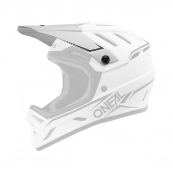 O'Neal Backflip Solid Visor Helm Blende Schirm weiß Oneal 