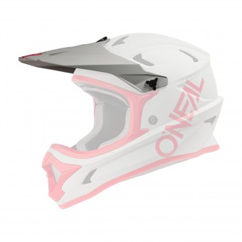 O'Neal Sonus Solid Visor Helm Blende Schirm grau/rot Oneal 
