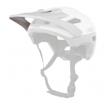 O'Neal Trailfinder Evo Visor Helm Blende Schirm weiß/grau Oneal 