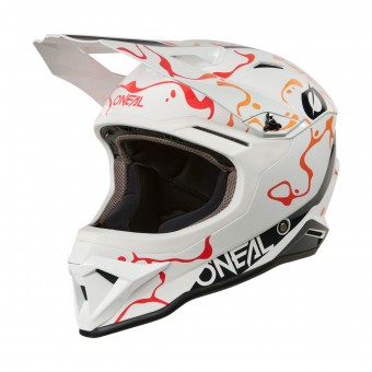 ONeal 1SRS Splash Motocross Enduro MTB Helm weiß/orange 2026 