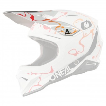 ONeal 1SRS Splash Visor Helmschirm weiß/orange 2026 