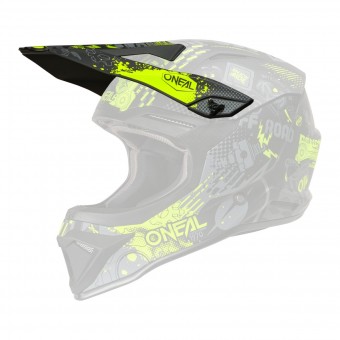 ONeal 1SRS Youth Vibrant Visor Helmschirm schwarz/gelb 2026 