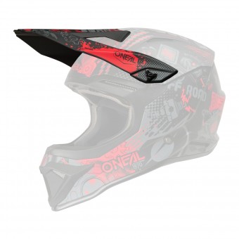 ONeal 1SRS Vibrant Visor Helmschirm schwarz/rot 2026 