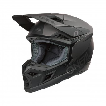 ONeal 3SRS Solid Motocross Enduro MTB Helm schwarz/grau 2026 