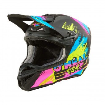 ONeal 5SRS Polyacrylite Reseda Motocross Enduro MTB Helm schwarz/neon 2026 