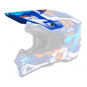 ONeal EX-SRS Dust Visor Helmschirm blau/orange 2026 