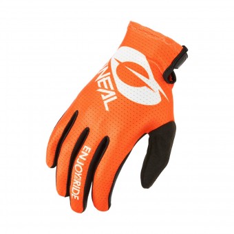 ONeal Matrix Stacked MTB Fahrradhandschuhe lang orange/weiß 2026 