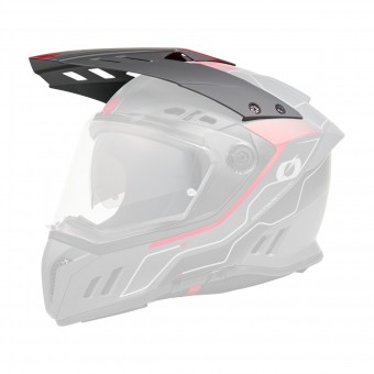 ONeal Sierra RS Echo Visor Helmschirm schwarz/rot 2026 