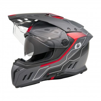 ONeal Sierra RS Echo Motorradhelm schwarz/rot 2026 