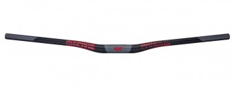 Sixpack Millenium Carbon Fahrrad Lenker 805mm x 31.8mm / 35mm schwarz/rot 
