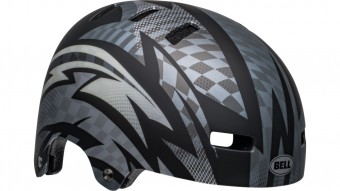 Bell Local BMX Dirt Fahrrad Helm Psycho matt schwarz/grau 2024 