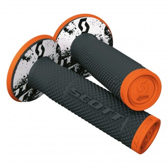 Scott SX II MX Motorrad Griffe inkl.Donut schwarz/orange 