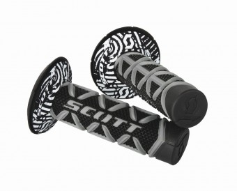 Scott Diamond MX Motorrad Griffe inkl.Donut schwarz/grau 