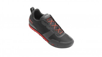 Giro Tracker Fastlace Dirt Fahrrad Schuhe schwarz/rot 2025 