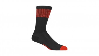 Giro Comp Raser Highrise Fahrrad Socken schwarz/rot 2022 