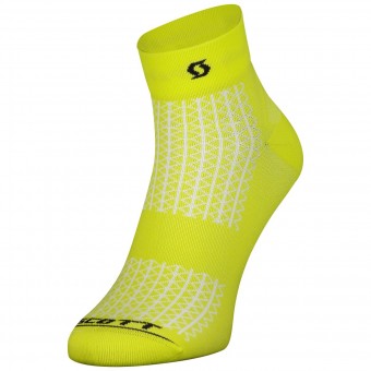Scott Performance Quarter Fahrrad Socken gelb 2025 