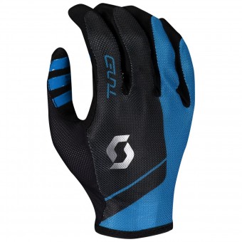 Scott Traction Tuned Fahrrad Handschuhe lang atlantic blau/schwarz 2021 S (8)