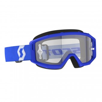 Scott Primal Clear MX Goggle Cross/MTB Brille blau/klar works 