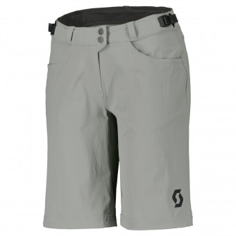 Scott Trail Flow Damen Fahrradhose kurz inkl. Innenhose grau 2026 