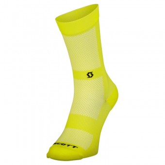 Scott Performance No Shortcuts Crew Fahrrad Socken gelb 2025 