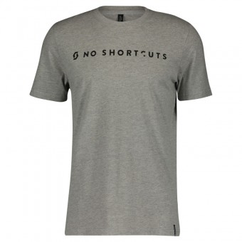 Scott No Shortcuts Freizeit T-Shirt melange grau 2026 XXL (58)